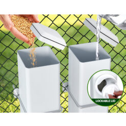 4L Chicken Feeder 11x11x48cm - Complete Storage Solutions