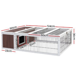 Alternative view of Rabbit Hutch 124x90x36cm