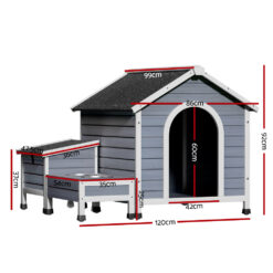 Alternative view of Dog Kennel 120x99x92cm