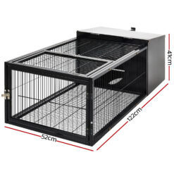 Alternative view of Rabbit Cage 52x122x41cm