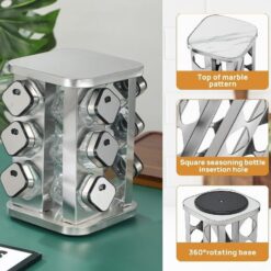 Alternative view of 20-Jar Rotating Spice Rack