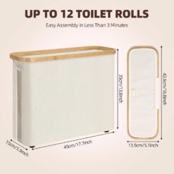 12 Roll Toilet Paper Storage Basket - Complete Storage Solutions
