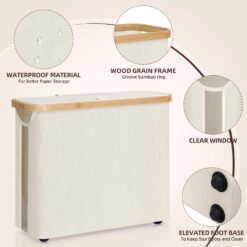 12 Roll Toilet Paper Storage Basket - Complete Storage Solutions