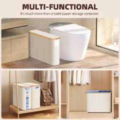 12 Roll Toilet Paper Storage Basket - Complete Storage Solutions