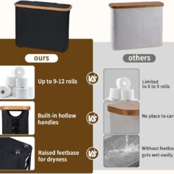 12 Roll Toilet Paper Storage Basket - Complete Storage Solutions