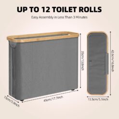 12 Roll Toilet Paper Storage Basket - Complete Storage Solutions