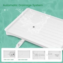 2-Tier Dish Drying Rack with Drainage Tray - Complete Storage Solutions