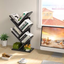 5-Tier Tree Bookshelf Storage Rack - Complete Storage Solutions