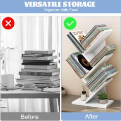 5-Tier Tree Bookshelf Storage Rack - Complete Storage Solutions