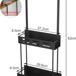 Alternative view of 2-tier Over Door Shower Caddy