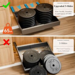 2 Piece Pull Out Cabinet Organizer - Complete Storage Solutions
