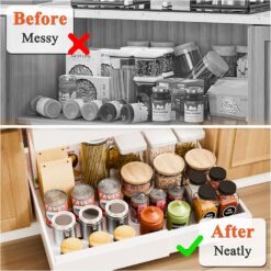 2 Piece Pull Out Cabinet Organizer - Complete Storage Solutions