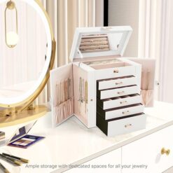 6-Layer Large Jewellery Box - Complete Storage Solutions