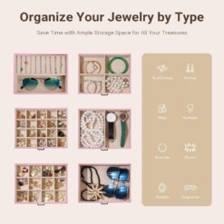6-Layer Large Jewellery Box - Complete Storage Solutions
