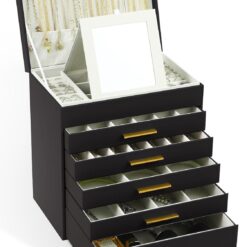 6-Layer Large Jewelry Organizer Box