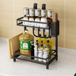 Alternative view of 2-Tier Kitchen Spice Rack 34x21x41cm