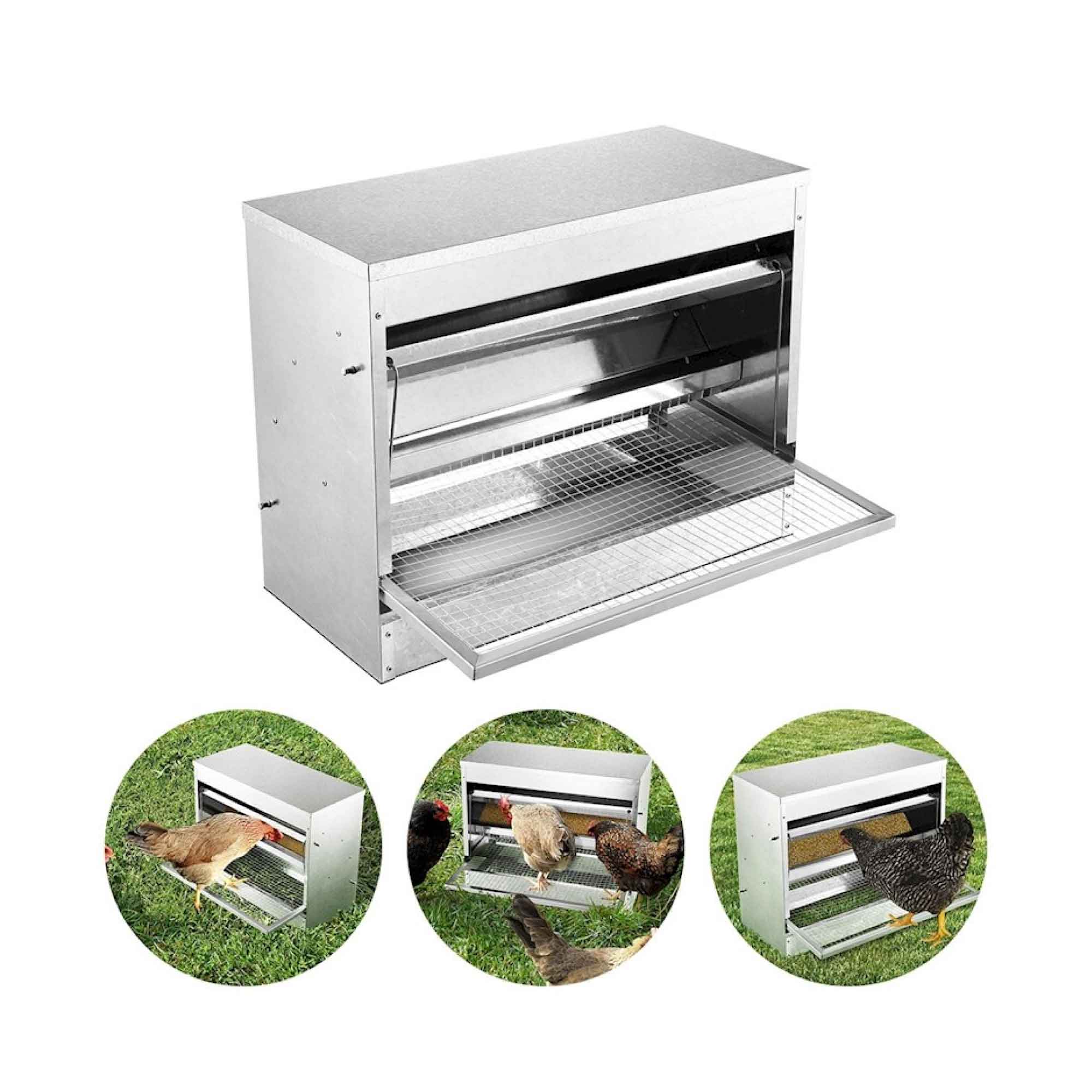 Alternative view of 10kg Automatic Chook Chicken Feeder 51x40.5x37
