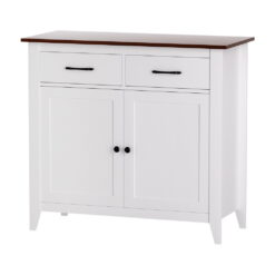 Buffet Sideboard Storage Cabinet 90x40x82cm - White