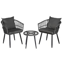 3 Piece Outdoor Bistro Set