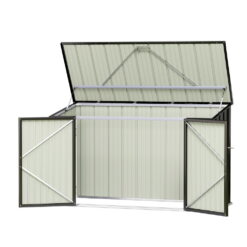 Double Door Garden Bike Shed 2.22x0.91M