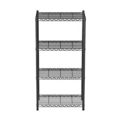 4-Tier Adjustable Storage Rack With Wheels 60x35x120xm