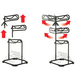 Alternative view of 3 Tier Heavy Duty Saddle Rack
