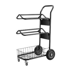 Two Tier Wheeled Saddle Rack