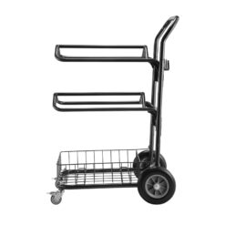 Alternative view of Two Tier Wheeled Saddle Rack