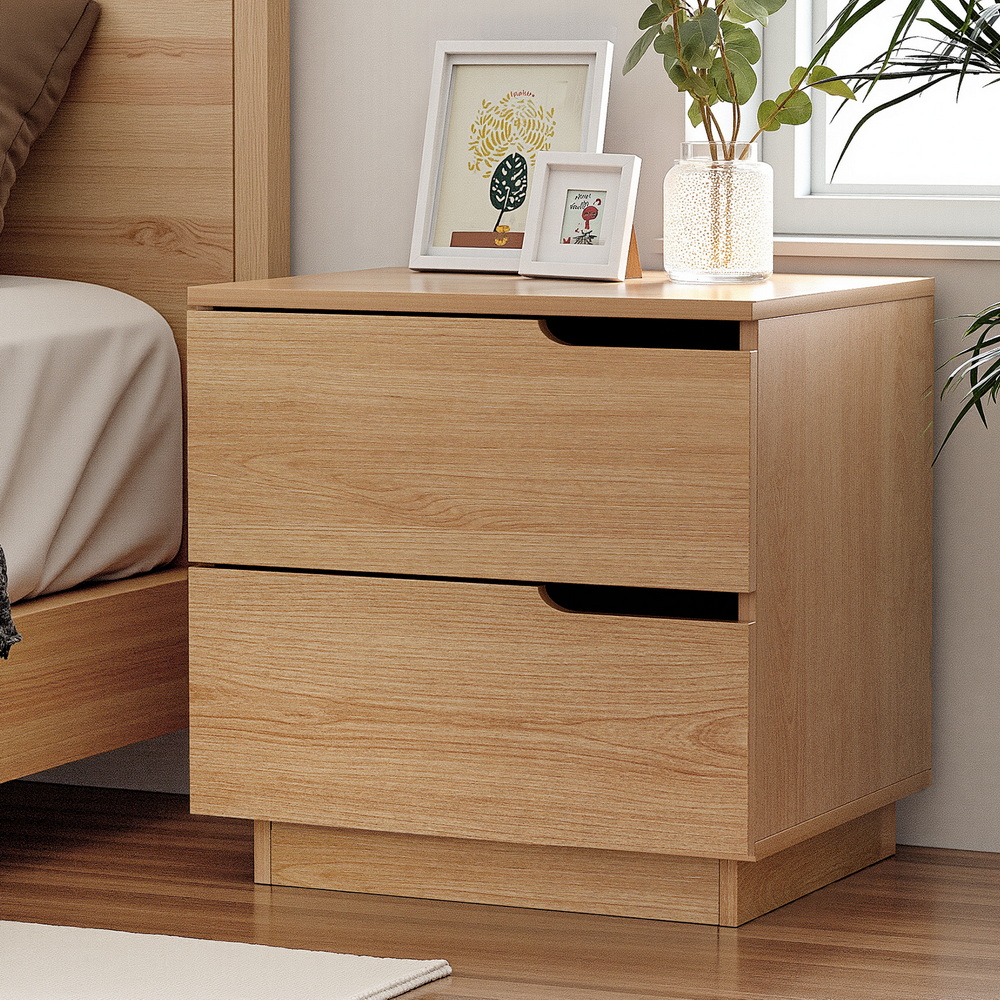 2 Drawer Bedside Table 48x40x48.5cm
