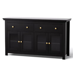 Buffet Sideboard 130x40x75cm - Black