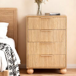 4 Drawer Tallboy 60x40x90cm