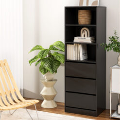 3 Drawer Tallboy 50.5x40.5x160cm