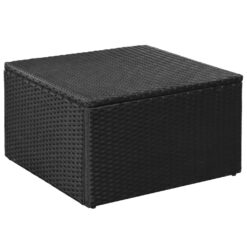 4 Piece Poly Rattan Garden Lounge Set and - Complete Storage Solutions
