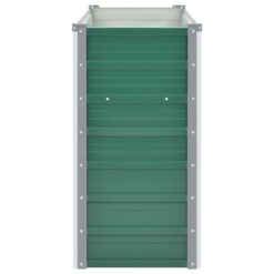 Galvanised Steel Garden Raised Bed 160x40x77cm - Green - Complete Storage Solutions
