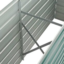 Galvanised Steel Garden Raised Bed 160x40x77cm - Green - Complete Storage Solutions