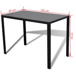 5 Piece Dining Table Set - Complete Storage Solutions
