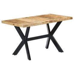 Rough Mango Wood Dining Table 140x70x75cm