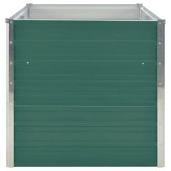 Galvanised Steel Raised Garden Bed 160x80x77cm - Green - Complete Storage Solutions