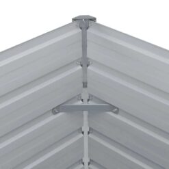 Galvanised Steel Raised Garden Bed 160x80x77cm - Green - Complete Storage Solutions