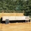 4 Piece Poly Rattan Garden Sofa Set with Cushions - Complete Storage Solutions