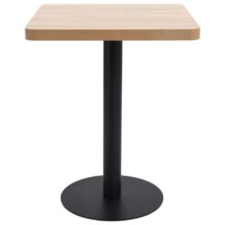Alternative view of Bistro Table 60x60cm - Light Brown