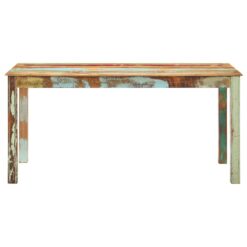 Alternative view of Dining Table Reclaimed Wood 160x80x76cm - Brown