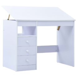 Children Drawing Study Desk Tiltable 100x55x87cm - Complete Storage Solutions
