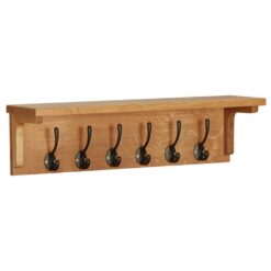 Coat Rack 60x16x16cm - Oak