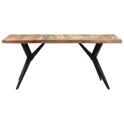 Alternative view of Dining Table Reclaimed Wood 180x90x76cm - Brown