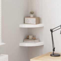 Floating Corner Shelves 25x25x3.8cm