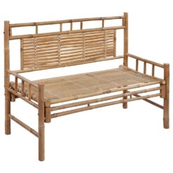 Alternative view of Garden Bench with Cushion 120x55x90cm