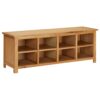 Wood Shoe Rack 114x37x45cm - Complete Storage Solutions