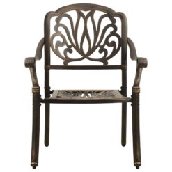 3 Piece Cast Aluminium Bistro Set - Complete Storage Solutions