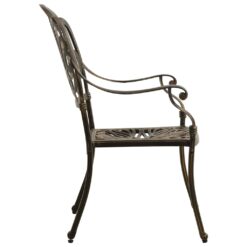 3 Piece Cast Aluminium Bistro Set - Complete Storage Solutions